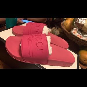 Pink Gucci Slides Men's Size 9